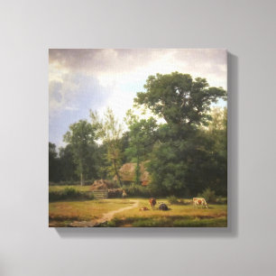 Impressão Em Tela Romantismo de pinturas paisagísticas