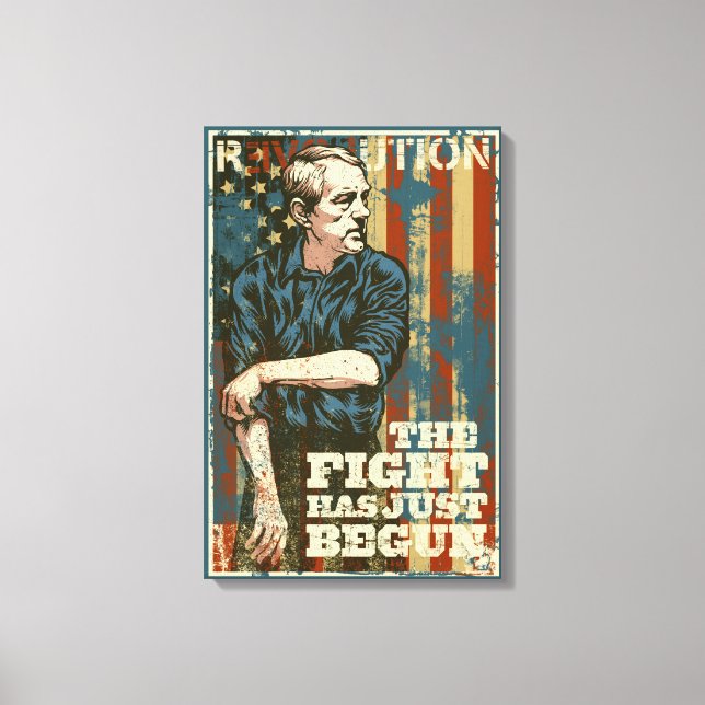 Impressão Em Tela Ron Paul Apenas Começou A Impressão Da Tela (Frente)