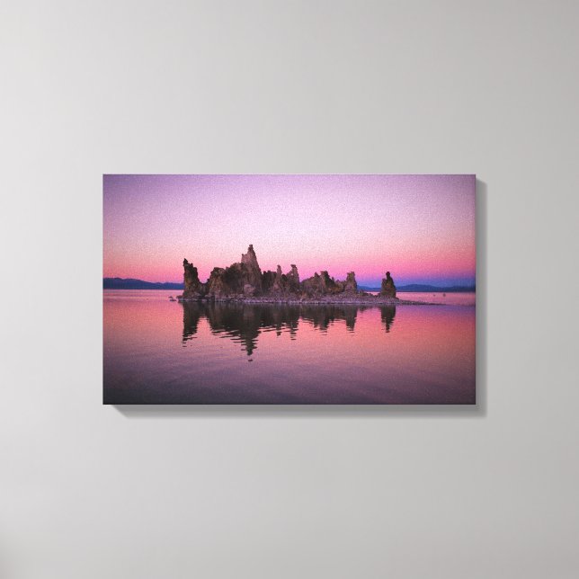 Impressão Em Tela Rosa (Frente)