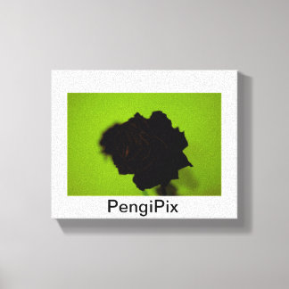 Impressão Em Tela Rosa