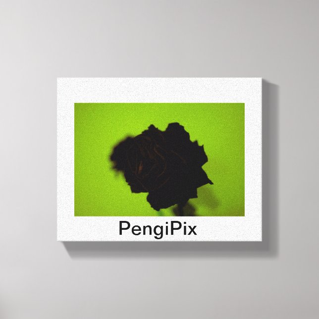 Impressão Em Tela Rosa (Frente)