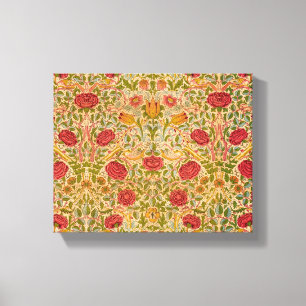 Impressão Em Tela Rosa, 1883, por William Morris