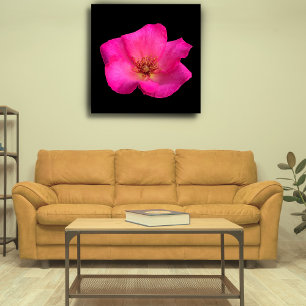 Impressão Em Tela Rosa Caneta Hidrográfica