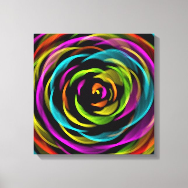 Impressão Em Tela Rosa de amor (Frente)