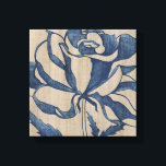Impressão Em Tela Rosa de Indigo<br><div class="desc">Floral</div>