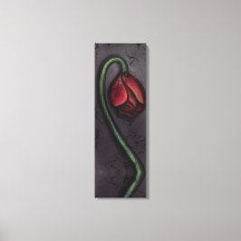 Impressão Em Tela Rosa de Morte Gótica, Poster de Arte de Casa Assom