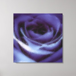 Impressão Em Tela Rosa de vidro de Lavanda suave