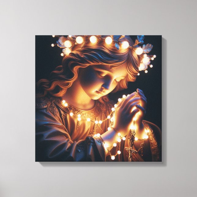 Impressão Em Tela Rosário Luminoso 5 (Frente)