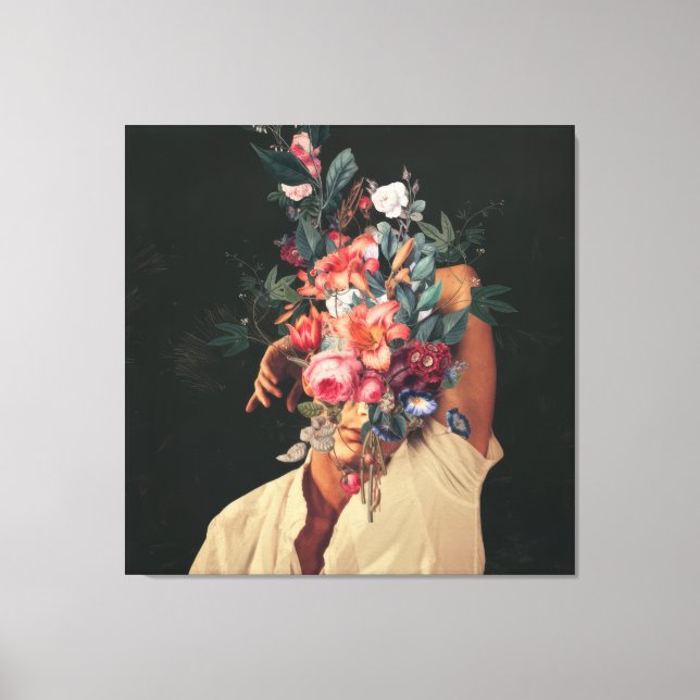 Impressão Em Tela Rosas Bloomizados sempre (Frente)