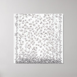 Impressão Em Tela Rosas brancas B