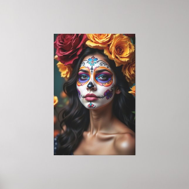 Impressão Em Tela Rosas do Morto (Frente)