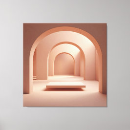 Impressão Em Tela Rosé Archway Serenity