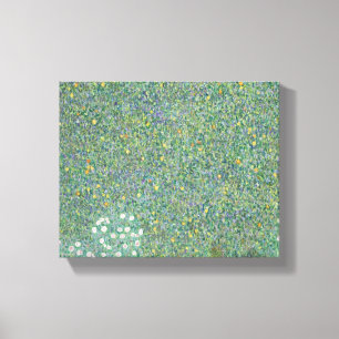 Impressão Em Tela Rosebushes debaixo das árvores - Gustav Klimt