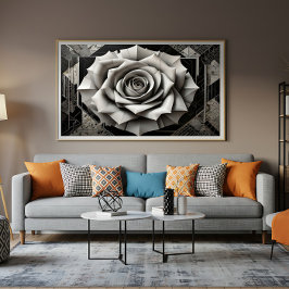 Impressão Em Tela Roses of Fractured Light