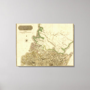 Impressão Em Tela Ross do norte, condados de Cromarty