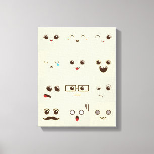 Impressão Em Tela Rosto bonito