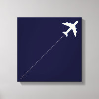 rota de voo do avião