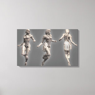 Impressão Em Tela Rotação alternativa da mulher maravilha