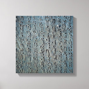 Impressão Em Tela Roteiro Cuneiform