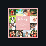 Impressão Em Tela Roteiro de Cotação Mãe 12 Colagem de Fotos Dusty R<br><div class="desc">Personalize com 12 fotos favoritas e faça uma citação para que sua mãe crie um presente exclusivo para Dia de as mães, aniversários, Natal, chás de fraldas ou qualquer dia que você queira mostrar o quanto ela significa para você. Mostre a ela o quão incrível ela é todos os dias....</div>