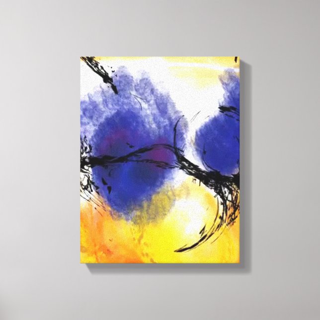 Impressão Em Tela Rothko ou Pollock v8 por Desconhecido (Frente)