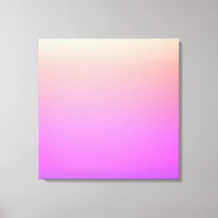Impressão Em Tela Roxo Colorido Desvanecendo Rosa e Pêssego Ombre