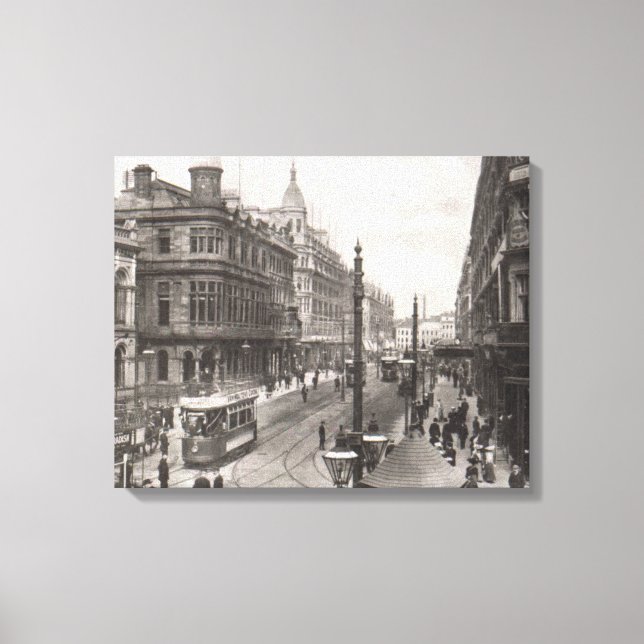 Impressão Em Tela Royal Avenue, Belfast, c.1900 (Frente)