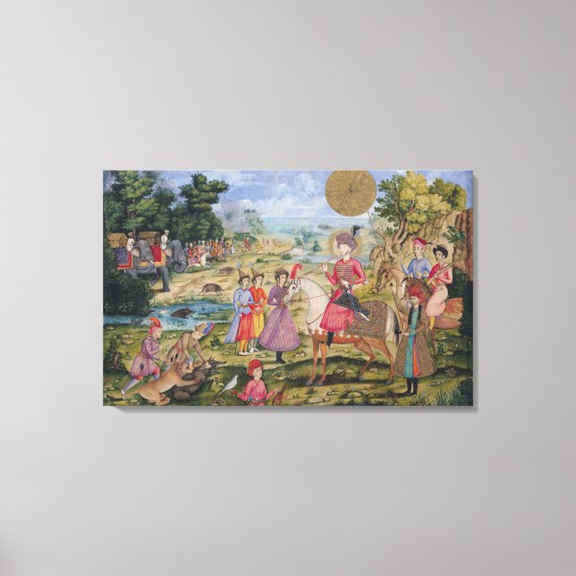 Impressão Em Tela Royal Hunt, de Isfahan, Irã (Frente)