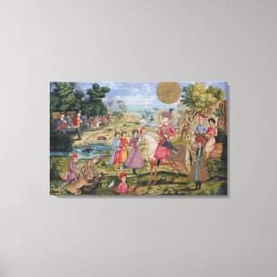 Impressão Em Tela Royal Hunt, de Isfahan, Irã