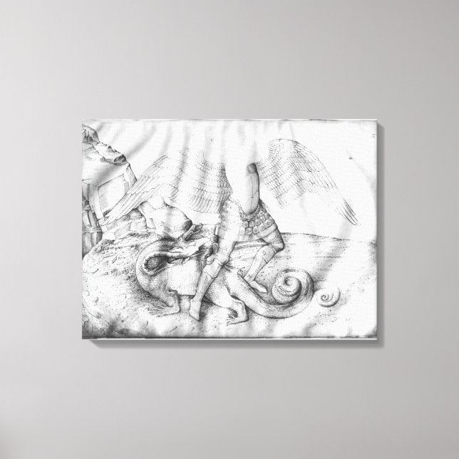 Impressão Em Tela Rua Arcanjo Michael, c.1450 (Frente)