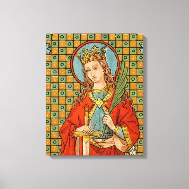 Impressão Em Tela Rua. Barbara (JP 01) 16"x20"x1.5" (Frente)