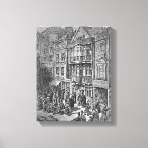 Impressão Em Tela Rua Bishopsgate