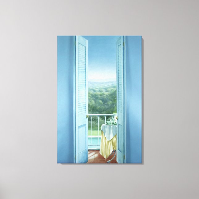 Impressão Em Tela Rua do café da manhã. Máximo 1984 (Frente)