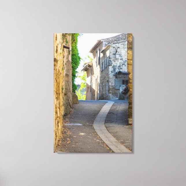 Impressão Em Tela Rua Estreita Vazia, França (Frente)