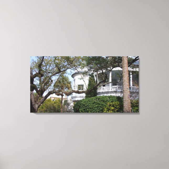 Impressão Em Tela Rua II, Charleston, Carolina do Sul (Frente)