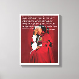 Impressão Em Tela Rua João Paulo II sobre a Vida.