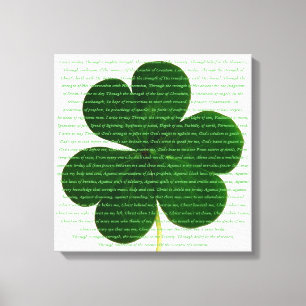 Impressão Em Tela Rua. Patrick Irish Poem The Deer's Cry Shamrock