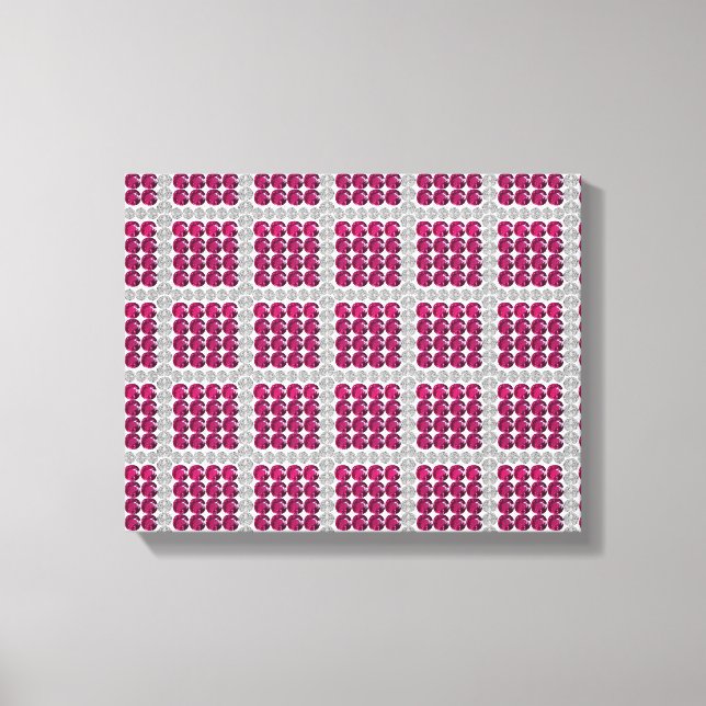 Impressão Em Tela Ruby Red Motif (Frente)