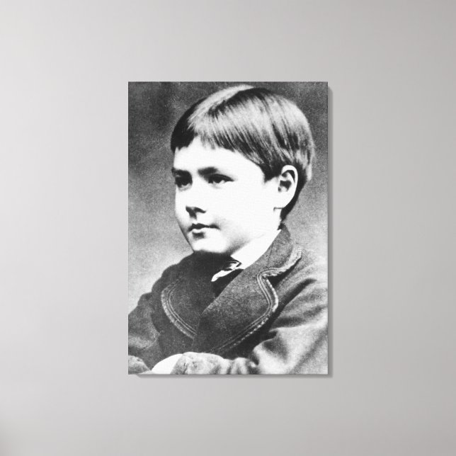 Impressão Em Tela Rudyard Kipling, c.1870 (Frente)