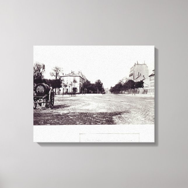 Impressão Em Tela Rue d'Enfer, da estrada para Orleans (Frente)