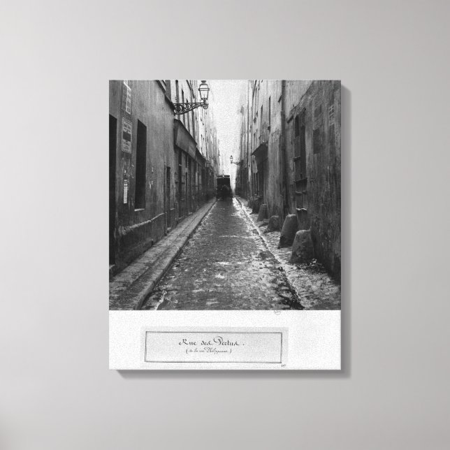 Impressão Em Tela Rue des Vertus, Rue Phelippeaux, Paris (Frente)