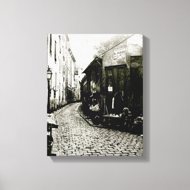 Impressão Em Tela Rue du Jardinet e o beco sem saída (Frente)