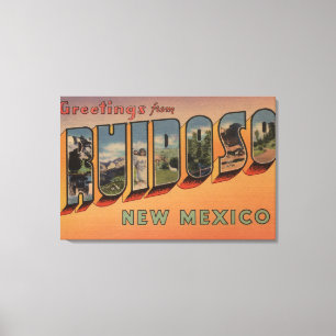 Impressão Em Tela Ruidoso, New mexico - grandes cenas da letra