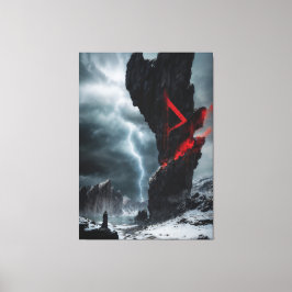 Impressão Em Tela Rune Thurisaz