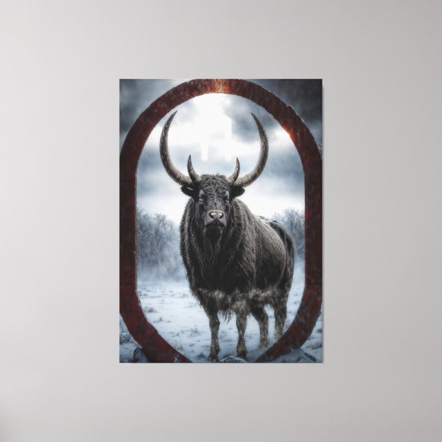 Impressão Em Tela Rune Uruz (Frente)