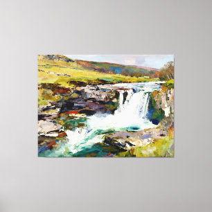 Impressão Em Tela "Rush of Dales" - Uma paisagem de Yorkshire