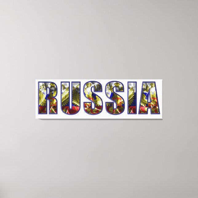 Impressão Em Tela Rússia (Frente)