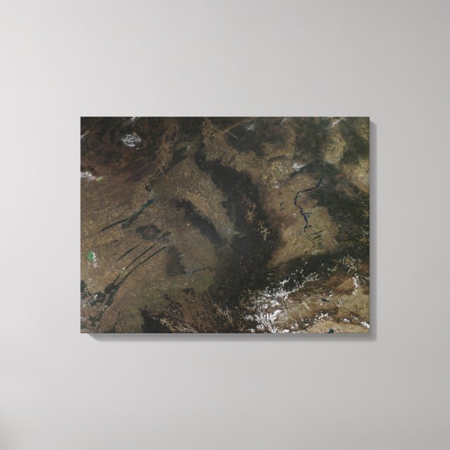 Impressão Em Tela Rússia Central do Sul (Frente)