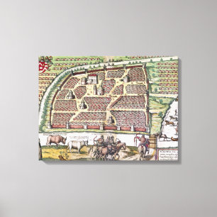 IMPRESSÃO EM TELA RÚSSIA: MOSCOVO, 1591