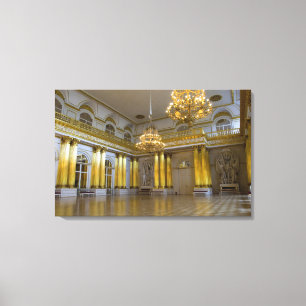 Impressão Em Tela Rússia, São Petersburgo, O Hermitage (também conhe